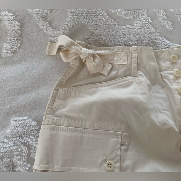 NWT Ralph Lauren Shorts: Cream Color, Front & Back Pockets, Waist Ties, 8P - Picture 8 of 14